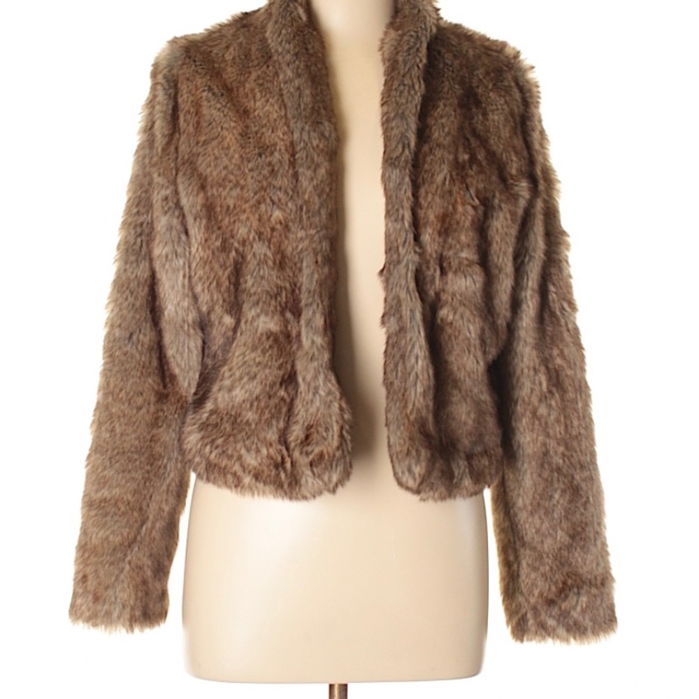 Hollister fur coat
